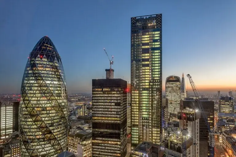 Bishopsgate picture night view