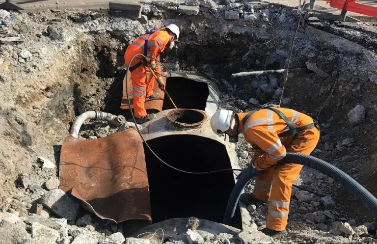 underground oil tank removal project picture